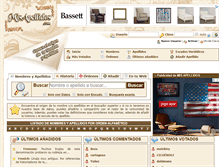 Tablet Screenshot of misapellidos.com